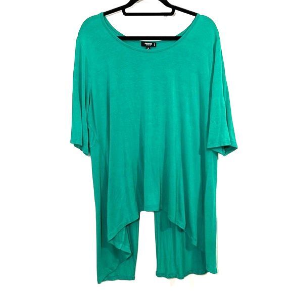 Premise Studio Split Back Tunic Green Size 2X - Picture 1 of 6
